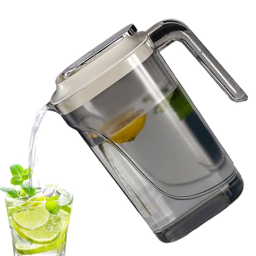 Contenedor de Agua para frigorífico | Botella de Agua de Gran Capacidad para de alimenticio de 2200 ml - Suministros multifuncionales para Beber, Recipiente Que Ahorra Espacio para Leche