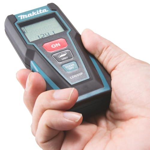 Makita LD030P afstandsmeter 30 m, zwart, turquoise, blauw, zilver - Afbeelding 3