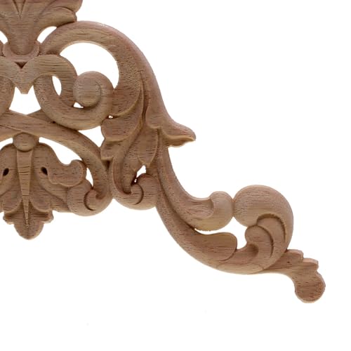 Decoración de madera tallada natural de 12 cm para renovar paredes 5