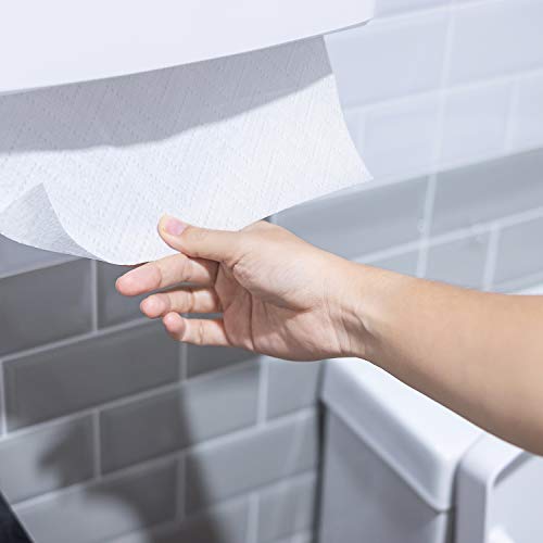 AmazonCommercial Multifold (Z-Falz) Papierhandtücher, 2-lagig Premium (TAD), 2600 Blätter (130 Blätter, 20-er Pack), Blattgröße: 24 x 20,3 cm, H2-Spender Kompatibel