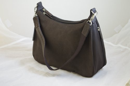 GTM Carry Hobo Shoulder Bag, One Size, Brown - Thumbnail 2