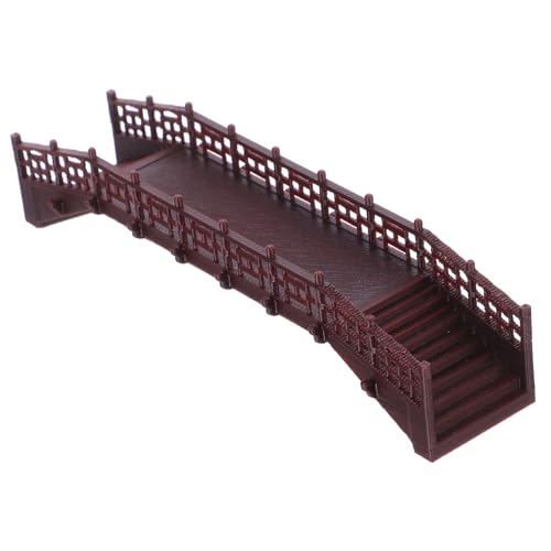 ULDIGI Miniature Chinese Bridge Model Micro Garden Decor Small Plastic Bridge for Sand Table Aquarium and Vintage Miniature Landscaping