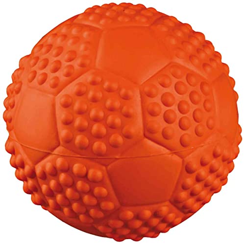 Image of TRIXIE Sport Ball Natural Rubber Toy with Sound for Pet Dog /Cat,o 7 cm