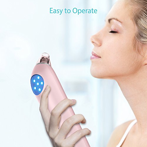 Blackhead Remover Pore Vacuum, Xpreen Pore Cleaner Facial Comedone Removal Extractor Kit and Skin Care Tool for Electric Pore Suction Face Cleanser, Beauty Device with LED Screen for Women Men Nose