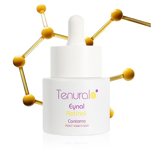 TENURAL Eynal Retinal – Contorno de Ojos Antiedad con 3% Retinal Liposomado, Ácido Hialurónico y Péptidos – Reduce Ojeras, Bolsas y Arrugas – Reafirma e Hidrata con Alta Tolerancia – 15 ml
