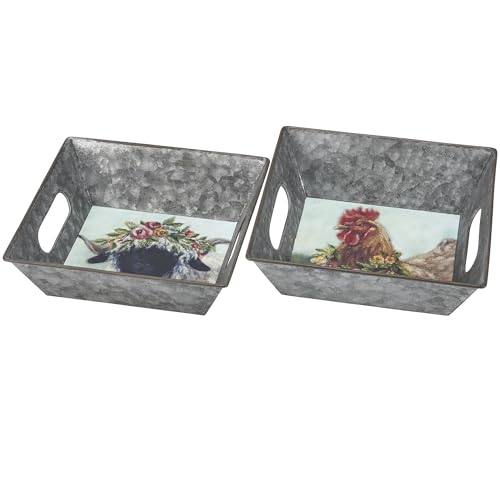 Primitives-by-Kathy-Floral-Animal-Tray-Set Primitives by Kathy Floral Animal Tray Set