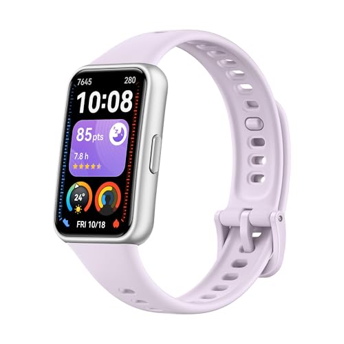 HUAWEI Band 11 Health & Fitness Tracker Enhanced Sleep Tracking All-Day Health Monitoring Ultra-Slim & Comfort Wear iOS & Android Compatible Smart Watch Purple Polymer Case Online Exclusive