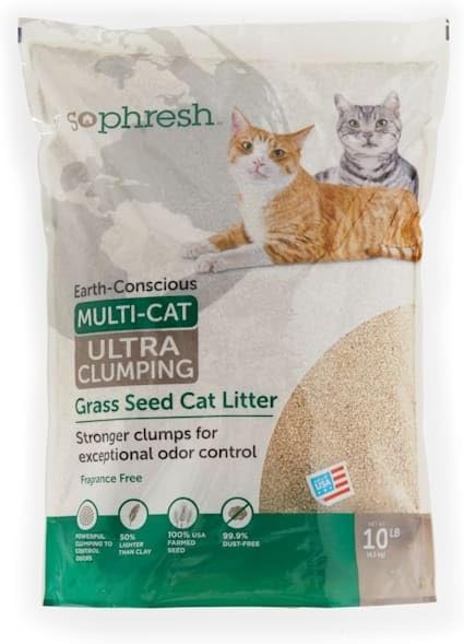 by Petco Extreme Clumping Unscented Grass Seed Cat Litter 10 lbs.