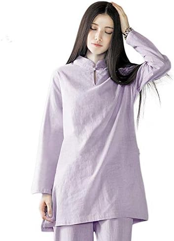 KSUA Womens Tai Chi Uniform Zen Meditation Suit Kung Fu Clothing