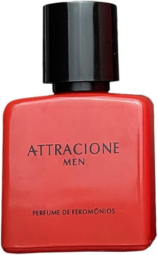 Attracione Men Perfume com Notas de Baunilha, Âmbar, Almíscar e Pimenta 25ml.