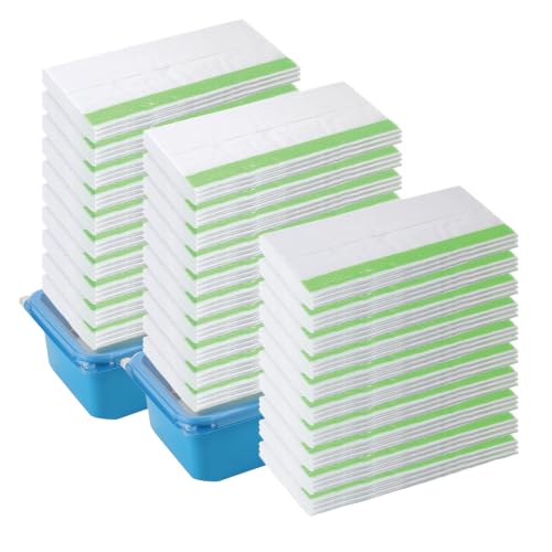 SPARES2GO Recharges de lingettes humides avec Bande récurrente pour Flash Speed Mop Balai – Lingettes antibactériennes jetables Multi-Surfaces (Lot de 90)