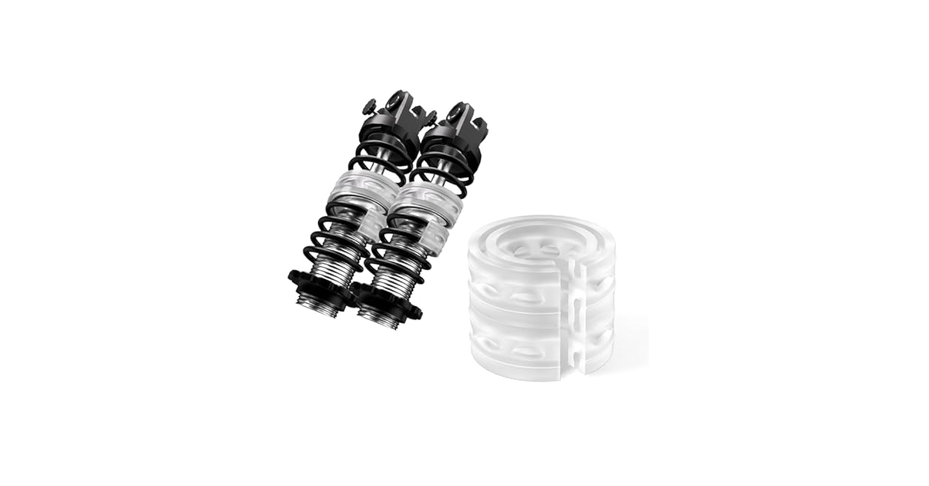 Amazon.com: 2Pcs Universal Car Shock Absorber Spring Bumper
