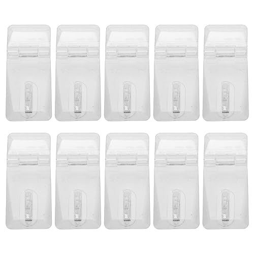 20 Sets Transparent Lock Clear Acrylic Lock Hasp Luggage Latch Buckle Suitcase Latch Buckle Suitcase Acrylic Hinge