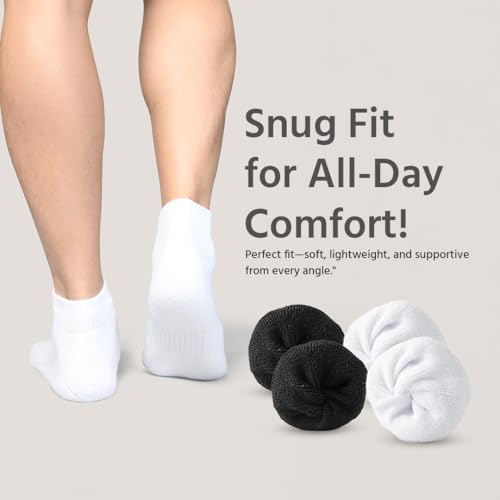 Image of BALENZIA Ankle Socks Women | 4 Pack| Running Athletic Cotton Loafers Shoes Casual Wear|Sports Gym Active Everyday Sock