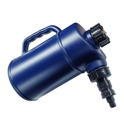 UHANBUT Heavy Duty Battery Filler, 2 Liter Liquid Filling Jug With Auto Shut And Drip-Proof Valve for Car Batteries, Deep-cycle Battery Water Filler Bottle for Vehicle, Golf Cart (Blue)