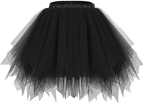 Bridesmay Women's Tutu Skirt 50s Vintage Ballet Bubble Dance Skirts