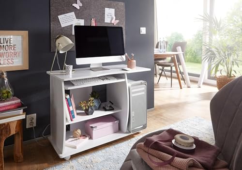 Table d'ordinateur pour le télétravail au salon Wohnling 90cm - 5