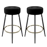 Juego de 2 taburetes de bar, fácil montaje