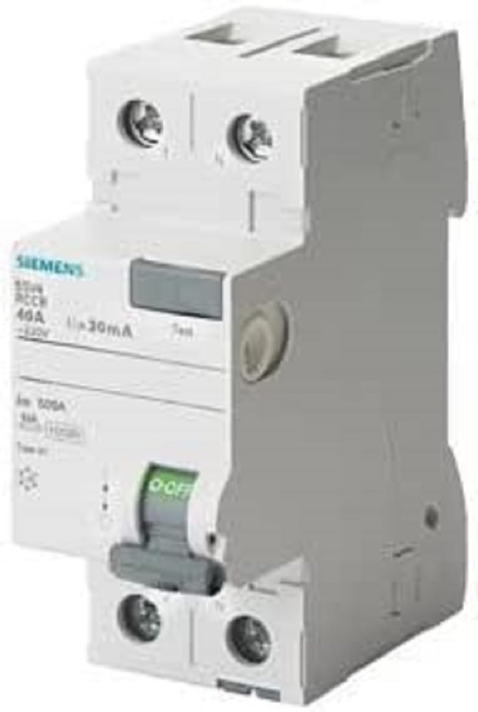 Siemens 5SV – Interruttore Differenziale Clase-Ac 2 Poli 16 A 30 Ma 70 Mm - 4