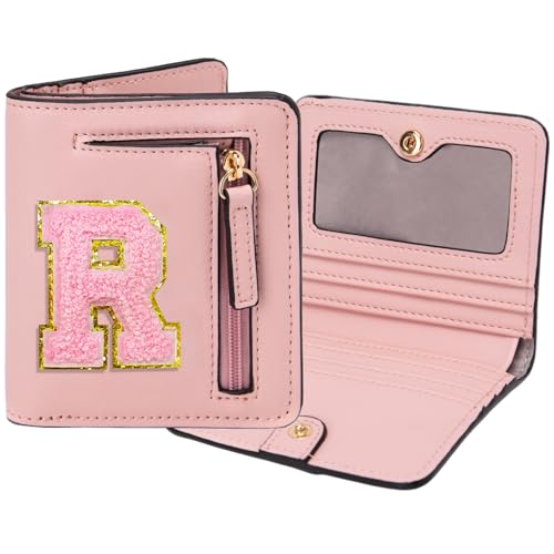 Image of Birthday Gifts for Teen Girl Kids Wallet Little Girl Wallets | Small Initial Kid Wallet for Girl Rfid Wallet Preppy Stuff Gifts for Girls 8-12 Pink R