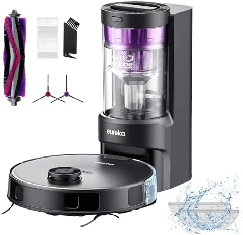 EUREKA E10s 2.Gen - Robot de aspiraci&oacute;n y fregona + estaci&oacute;n de e...