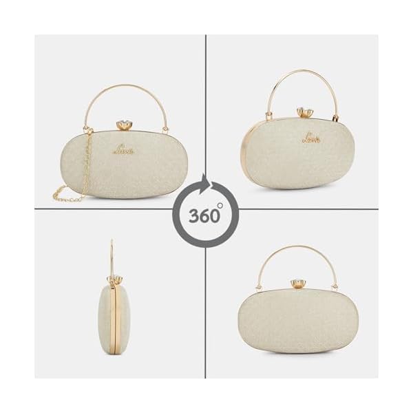 Lavie Women's Jazz Framed Clutch | Ladies Purse Handbag - Image 8