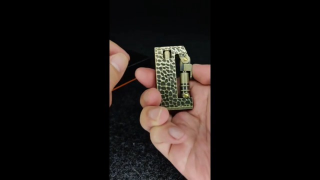 Encendedor Vintage estilo trinchera reutilizable de keroseno miniatura 7