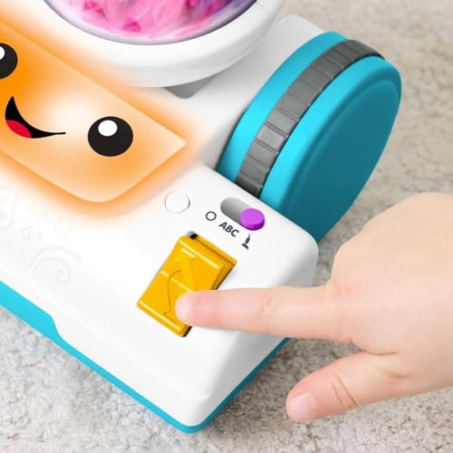 Fisher-Price - 2-in-1-Staubsauger und Staubwedel, Spielzeug-Set mit 45 Liedern, Lichtern und Geräuschen… – Ansicht 4