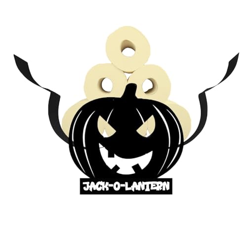 Soporte para toallas de papel de Halloween, soporte para papel higiénico, soporte de papel higiénico para Halloween y baño