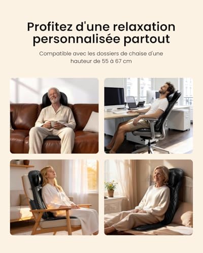 Masseur de Siège Shiatsu Chauffant RF-BM066 RENPHO