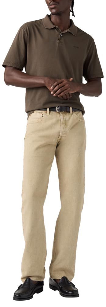 Levi's Herren Jeanshose 501 Original mit Knopfleiste, Straight Fit