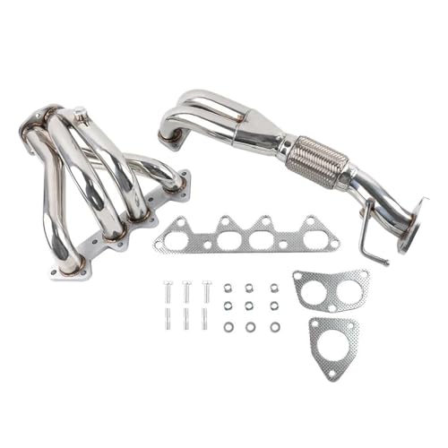 車の排気管 に適合する アコード LS4 コンボ 1998-2002 シルバー ステンレス レーシングマニホールドヘッダー エキゾースト カーアクセサリー 排出ライン