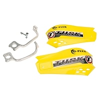 Tusk MX D-Flex ATV Handguards Green - Hand Shields With Aluminum Clamps, Fits 7/8" & 1 1/8" Bars - View #6