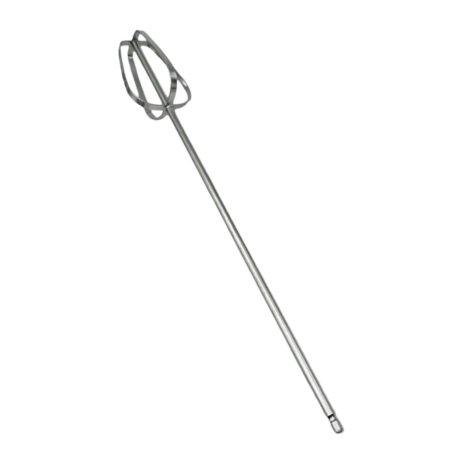 Varilla Mezcladora de Hormigón Herramienta de Acero Inoxidable para Taladro Eficiente en Mezcla de Pintura Cemento Y Arena Adecuada para Talleres Domé, 28cm