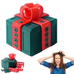 Audasi Annoying Gift Box with Twist Storage Funny 3D Printing Really Annoying Gifts Boxes with Screws Gag Gifts Boxes Prank Box Novelty Gifts Wrap Prank Gifts Case For Christmas