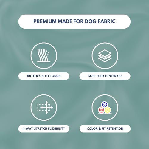 Spark Paws Dog Hoodie – Premium Dog Sweater for Small, Medium, and Large Dogs | Warm Outfits for French Bulldogs, Pitbull, Puppy, Winter Jacket Alternative - Teal - S - Image 5