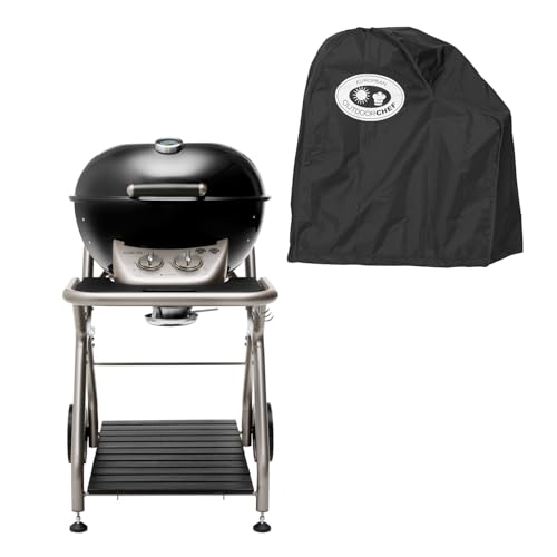OUTDOORCHEF Ascona 570 G Gasgrill mit Abdeckhaube und Easy Flip Trichtersystem