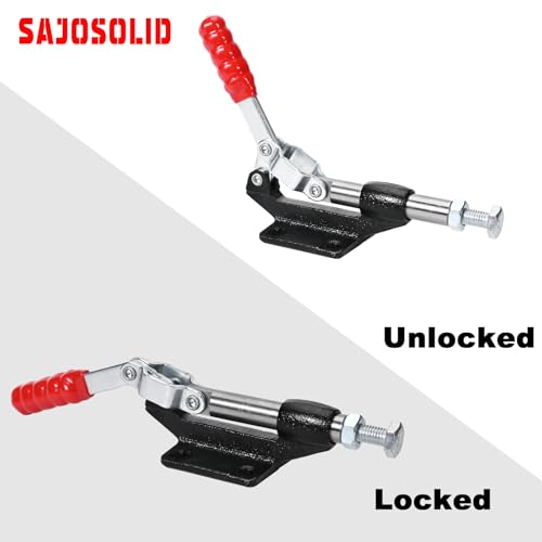 Image of 2-Pack, 304E Push Pull Toggle Clamp, 851 lb Holding Capacity