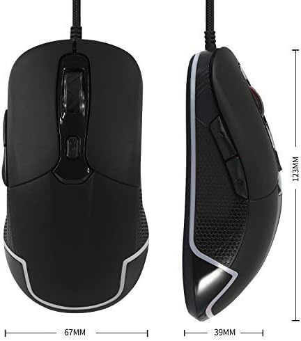 ValueRays USB Optical Heated Computer Mouse Advanced Heated Buttons (Black)