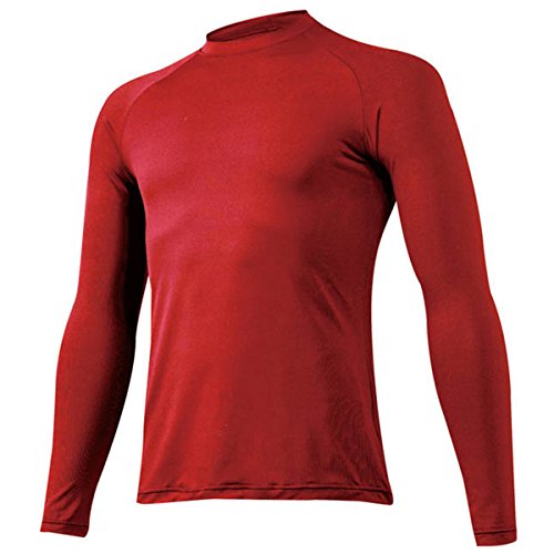 ミズノ 丸首 長袖 12JA5P10 62 レッド L