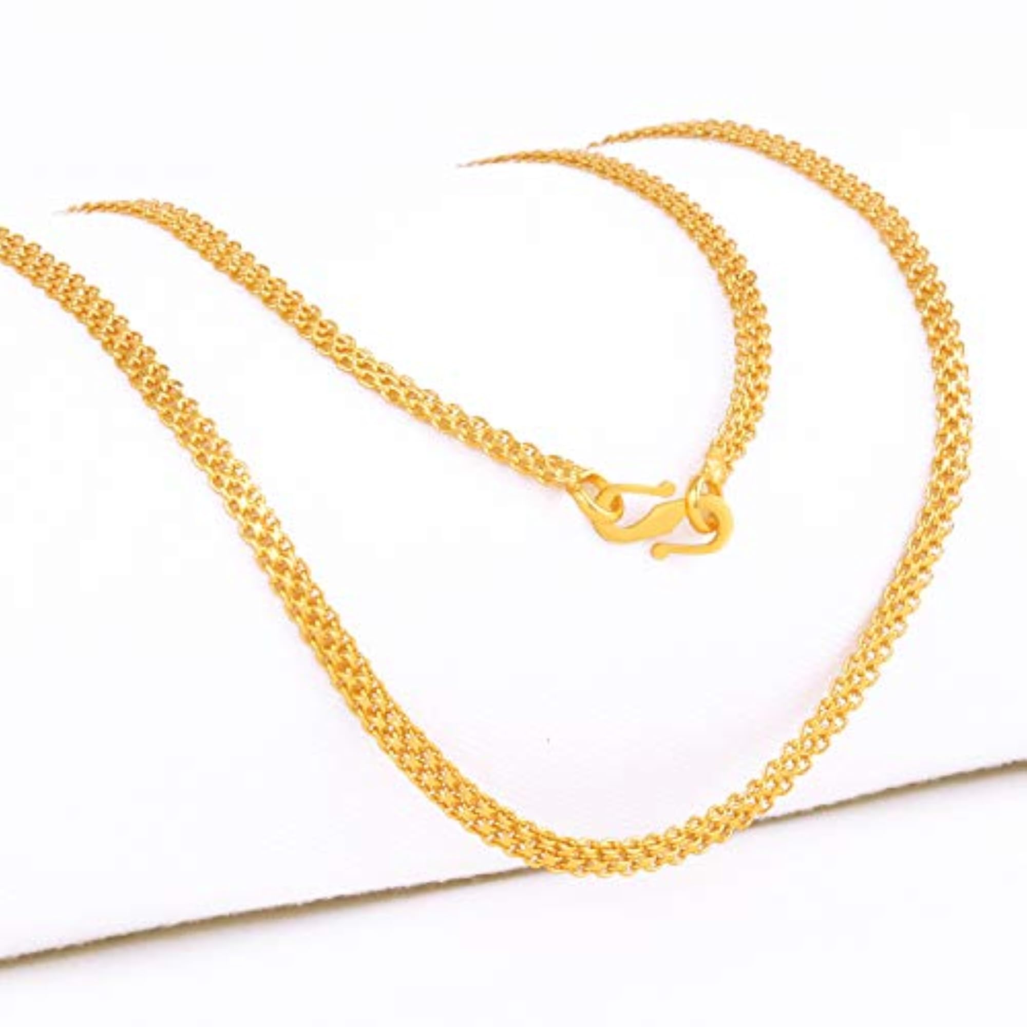 Men's Exclusive 1 Gram Gold Plated Thin Neck Chain