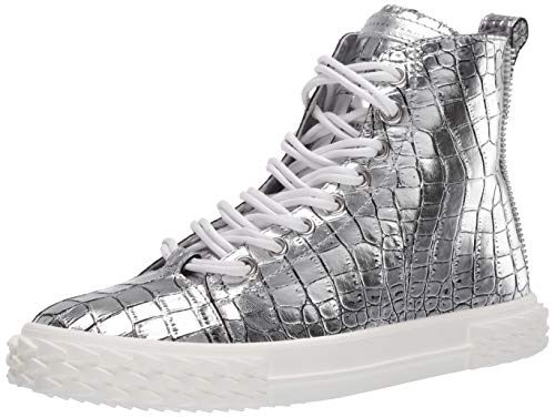 Giuseppe Zanotti Men's RU90035 Sneaker, Argentro, 40.5 M EU (7.5 US)