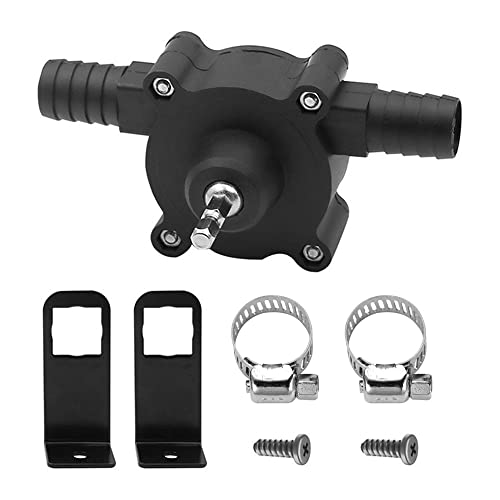 SKJJL Mini Pompe a Eau Electrique, Portable Pompe Carburant Perceuse, Pompe Gasoil Electrique, Diesels Huile Liquide Mains Auto-Amorçantes Pompes De Transfert Vitesse De Pompage Rapide, 350W-650W