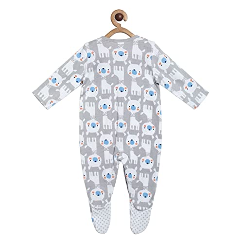 Image of miniklub Boys Pack of 2 Printed Pure Cotton Sleepsuit