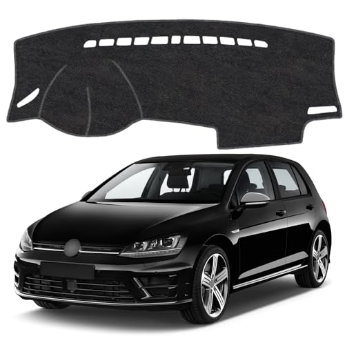 Image of Dash Cover Mat for Volkswagen VW Golf 7 MK7 GTI R Non-Slip Dashboard Cover Mat Sunshade UV Rays Protector Interior Accessories