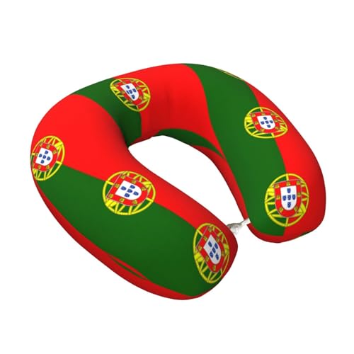 Almohada de viaje de tela de algodón poliéster negra miniatura 2