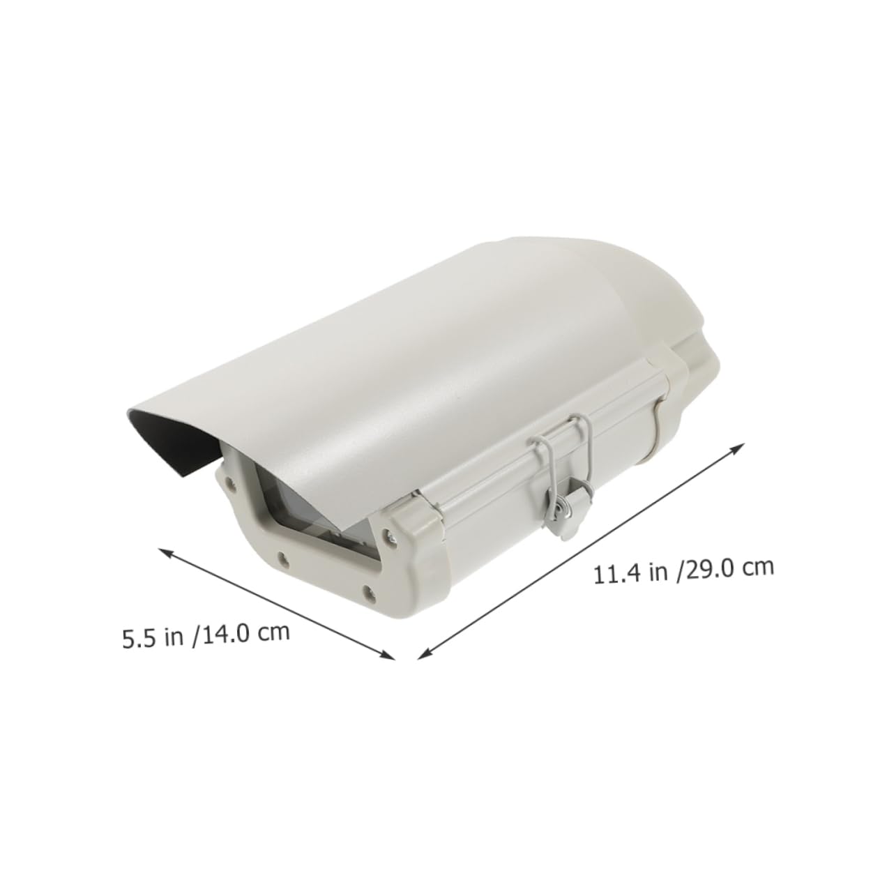 Regenschutz für Kamera, 8-Zoll Aluminiumlegierung Glas Schutzgehäuse