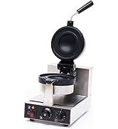 Electric Waffle Maker, Panini Press Burger Machine, Ice Cream Brioche Hamburger Maker Non Stick P...