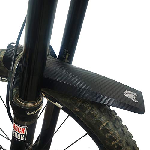 Mountain Bike Fender Mud Guard, Fits 26", 27.5", 29", Bike Fender, Mtb Mud Guard, Bike Splash Guard, Kid Bike Fender, (Carbonfiber) #TOP5