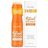Retinol Under Eye Balm Stick: Korean Retinol Eye Cream for Dark Circles, Puffiness, Eye Bags, Wrinkles & Fine Lines - 8-IN-1 Formula with Collagen, Niacinamide, Peptides & Hyaluronic Acid 0.35 OZ/10g